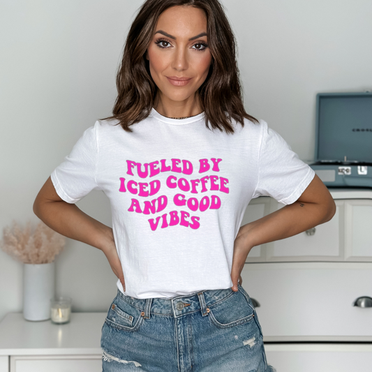 Iced Coffee and Good Vibes T-Shirt