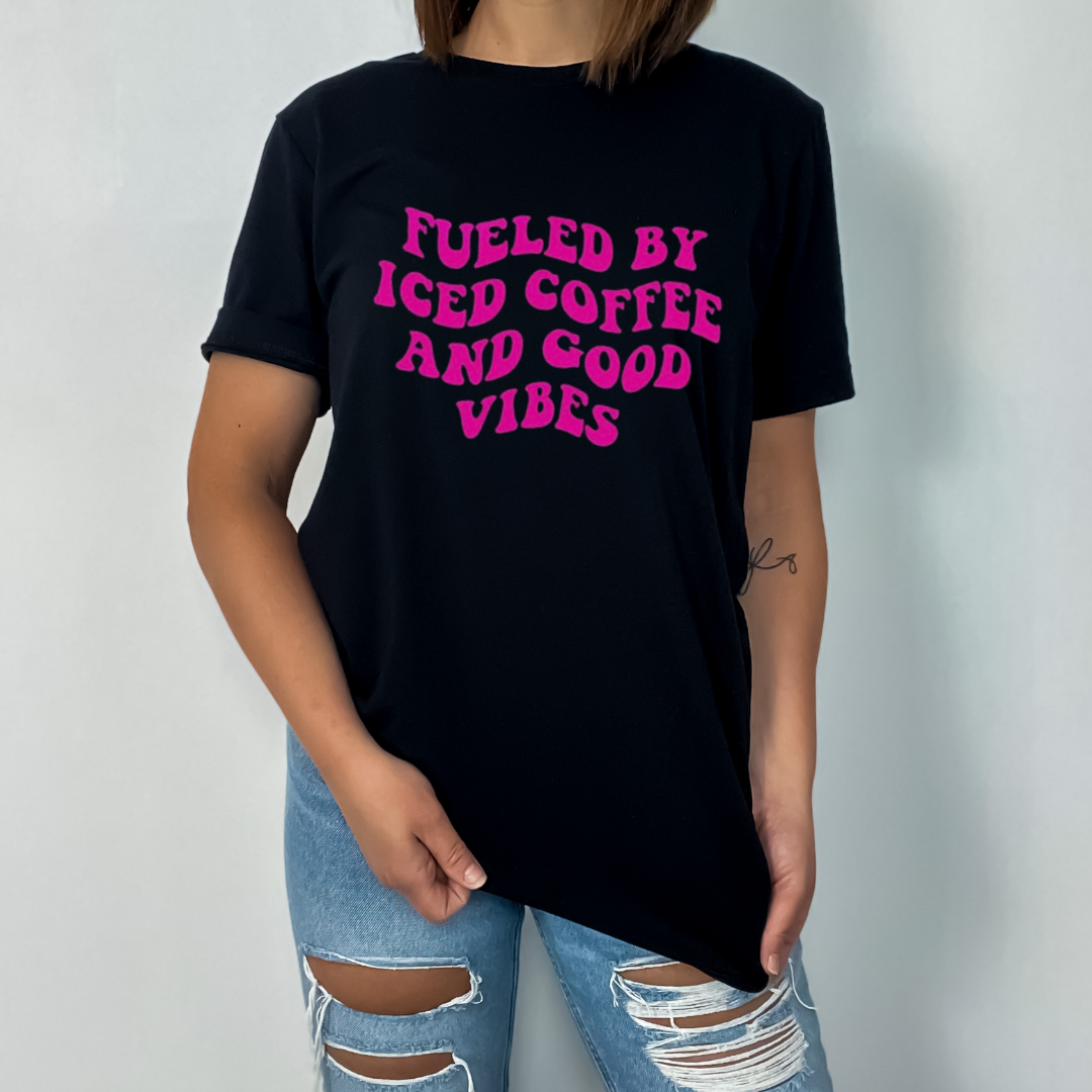 Iced Coffee and Good Vibes T-Shirt